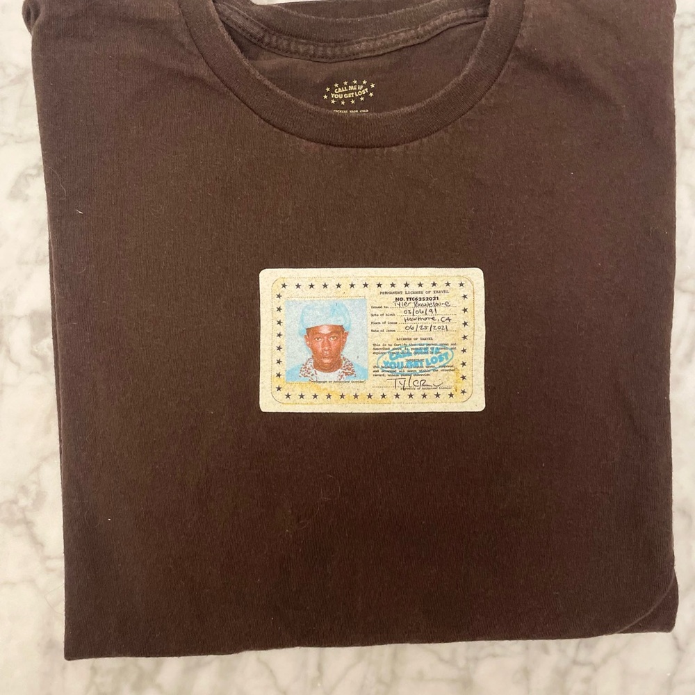 Brown Graphic T-Shirt